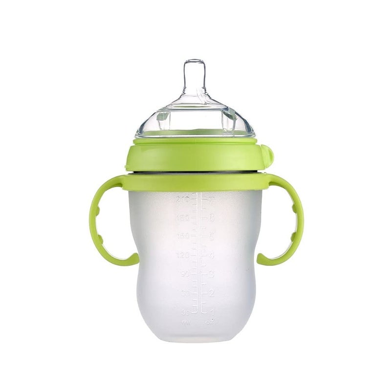 ROMIRUS Bottle Handles Grip Compatible for Comotomo Baby Feeding Bottle (2 Count, Pink) - Image 4